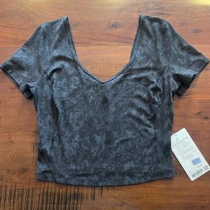 Align Tee, Hideaway Camo Deep Coal Multi, Sz 10, NWT